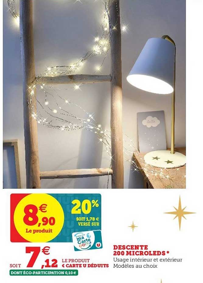 descente 200 microleds