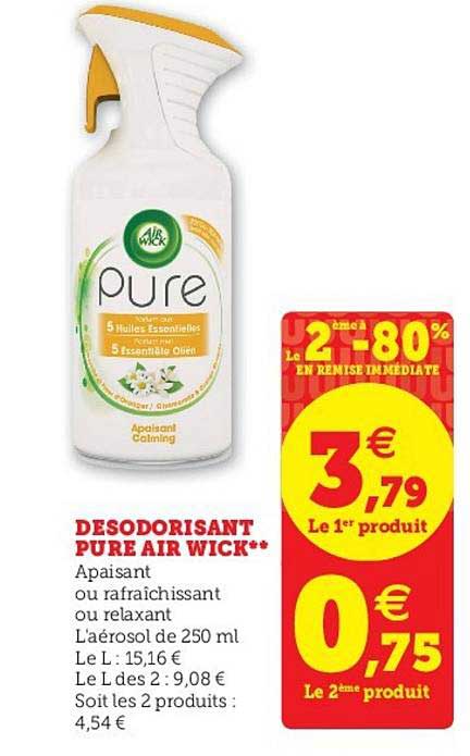 Désodorisant Pure Air Wick