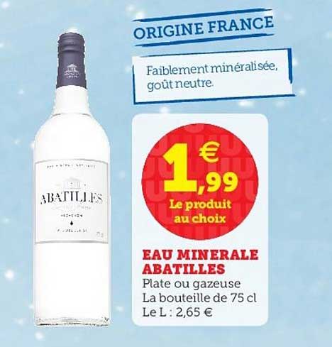 eau minérale abatilles