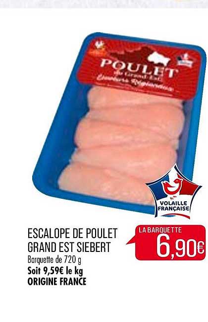 escalope de poulet grand est siebert