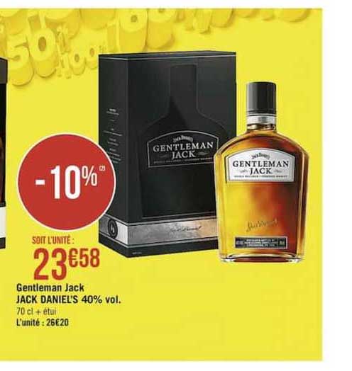gentleman jack jack daniel's 40% vol.