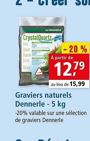graviers naturels dennerle