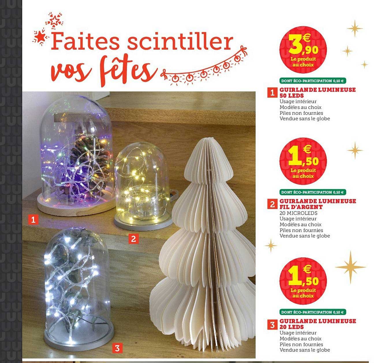 guirlande lumineuse led, guirlande lumineuse fil d'argent