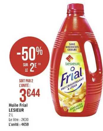 huile frial lesieur