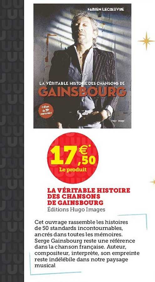 la véritable histoire des chansons de gainsbourg
