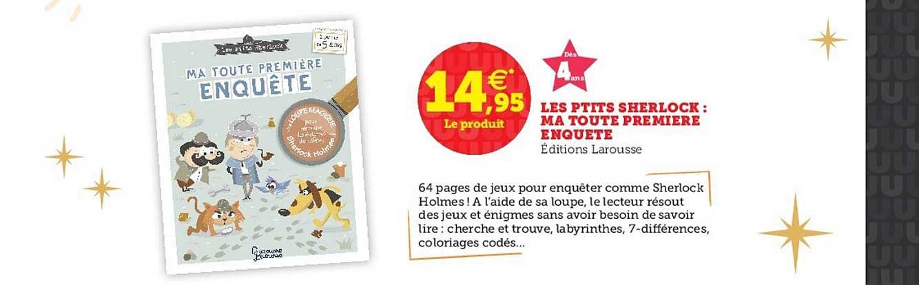 les petits sherlock : ma toute première enquête
