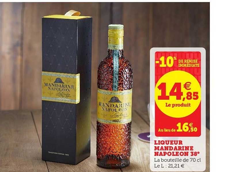 liqueur mandarine napoléon 38°