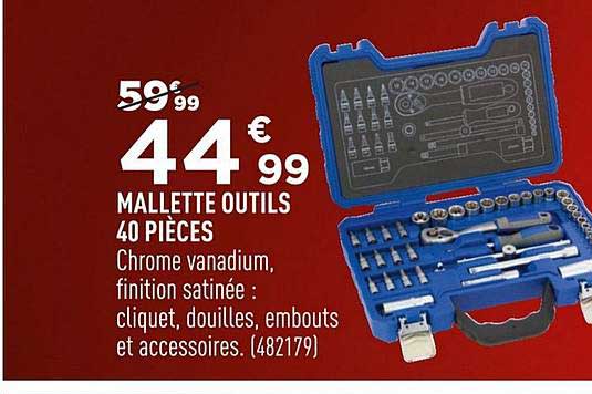 Mallette Outils 40 Piéces