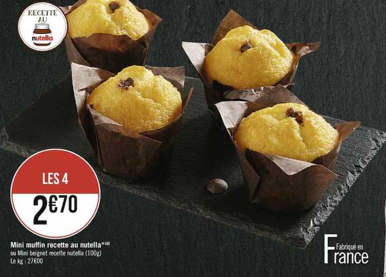 Mini Muffin Recette Au Nutella