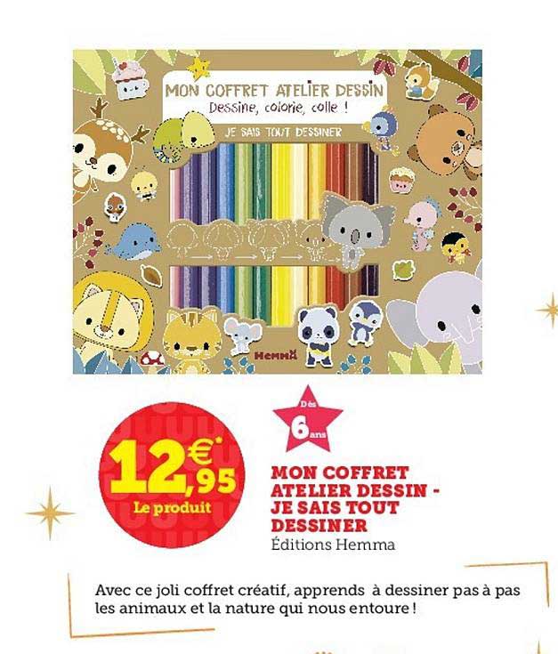 mon coffret atelier dessin - je sais tout dessiner