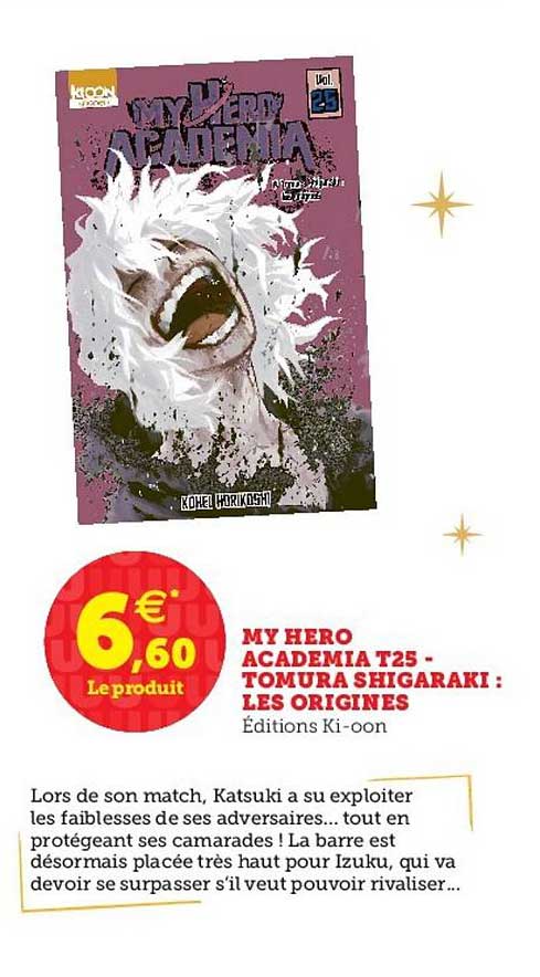 my hero academia t25 - tomura shigaraki : les origines