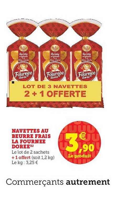 navettes au beurre frais la fournée dorée