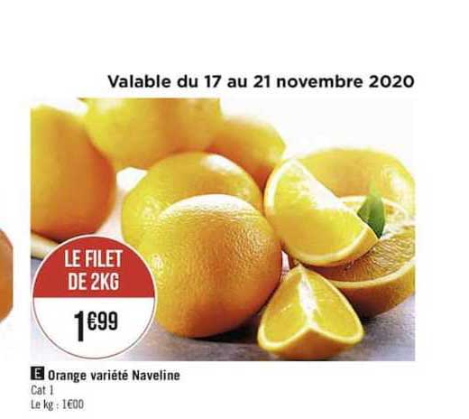 orange variété naveline