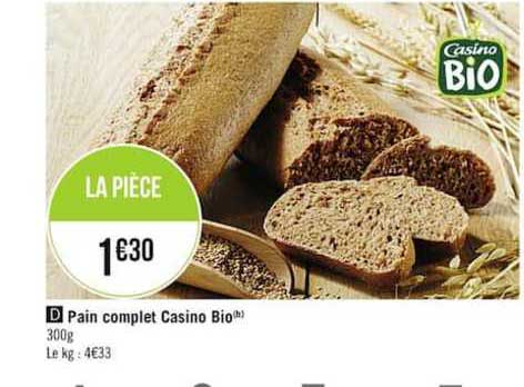 Pain Complet Casino Bio