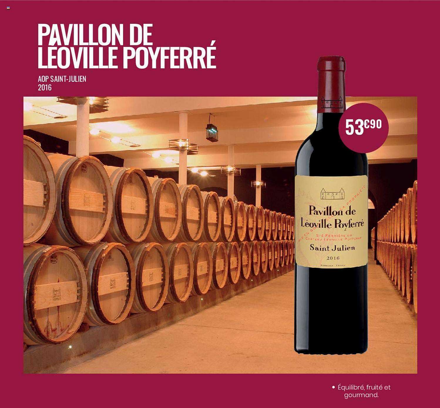 pavillon de leoville poyferré aop saint julien