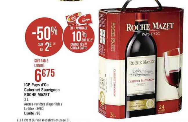 pays doc cabernet sauvignon roche mazet