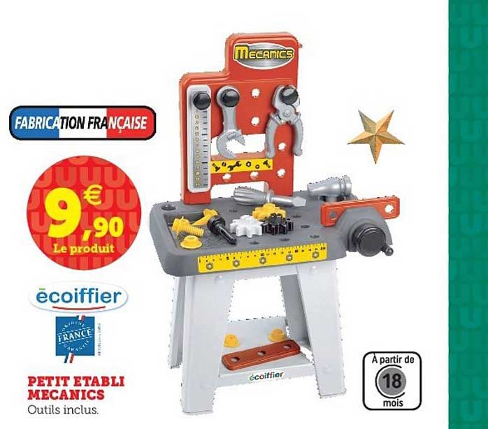 petit établi mecanics écoiffier