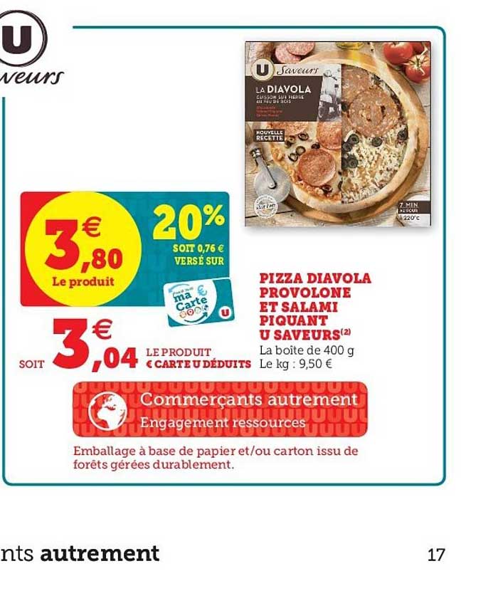 pizza diavola provolone et salami piquant u saveur