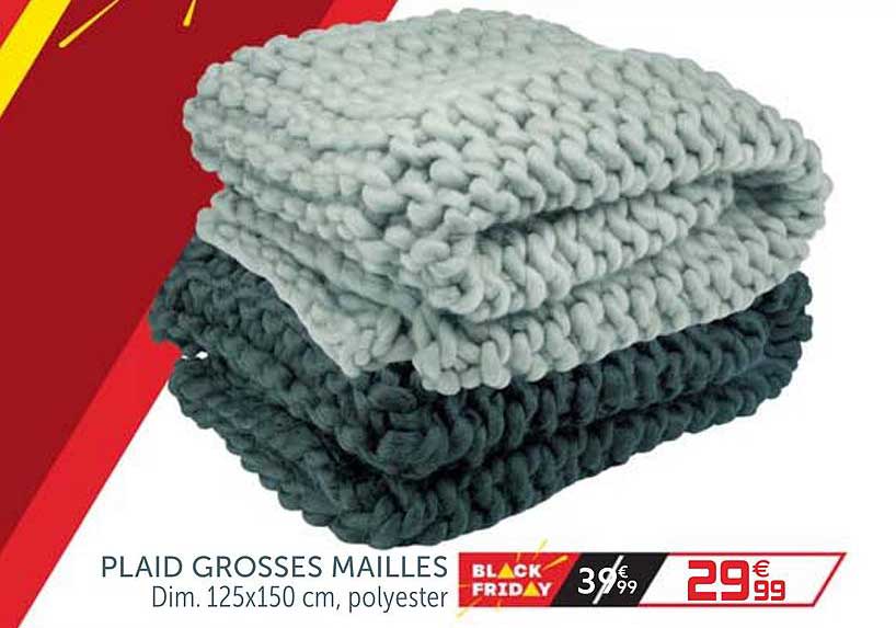 plaid grosses mailles