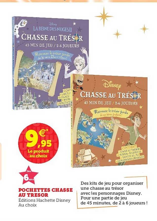 pochettes chasse au trésor