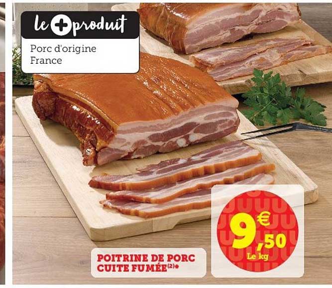 Poitrine De Porc Cuite Fumée