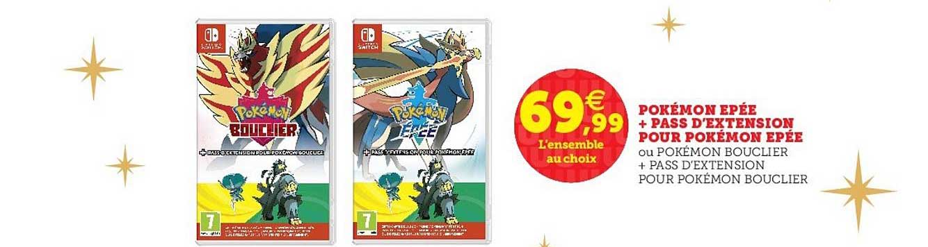 Pokémon épée + Pass D'extension Pour Pokémon Epée