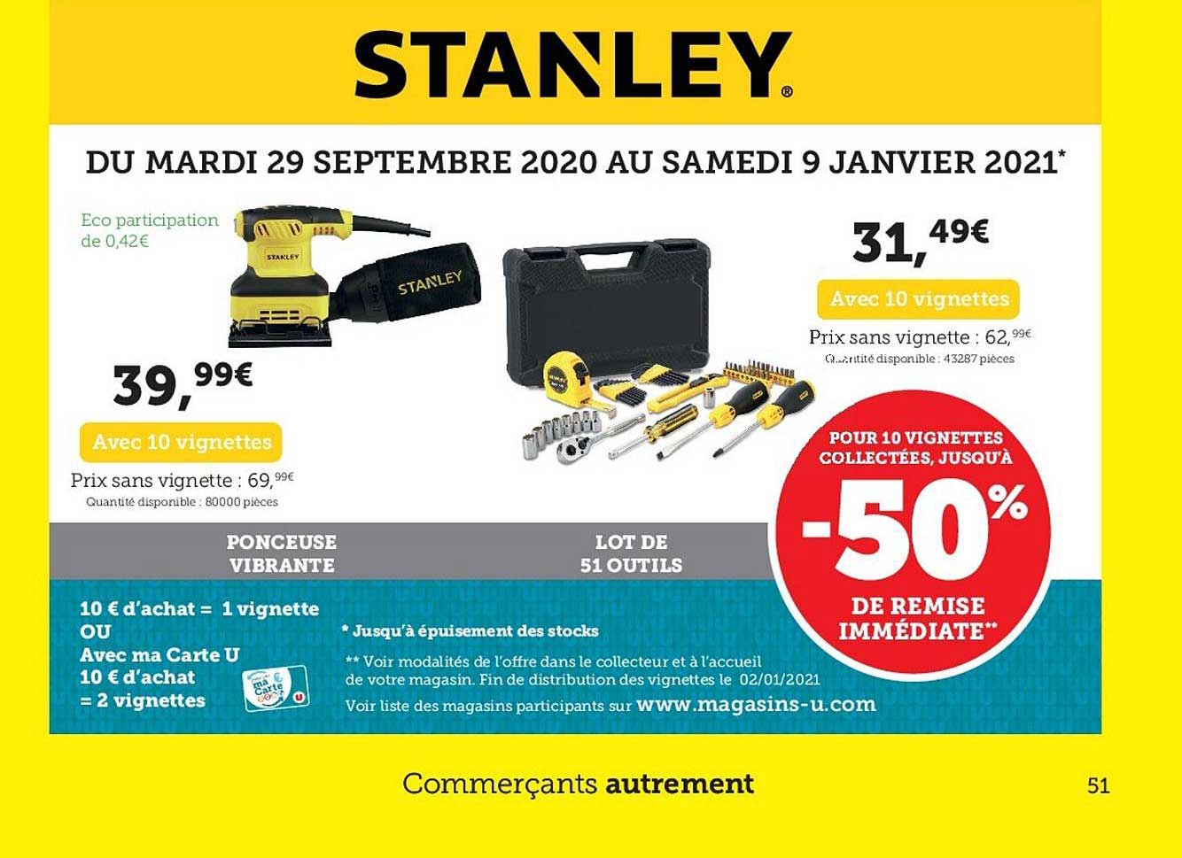 ponceuse vibrante stanley