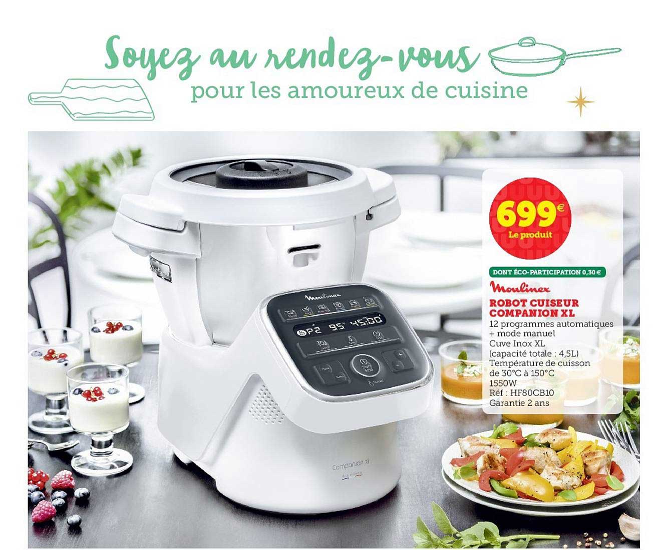robot cuiseur companion xl moulinex