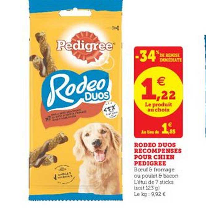 Rodeo Duo Recompenses Pour Chien Pedigree