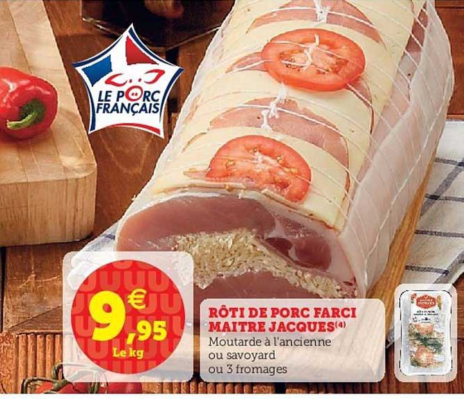 rôti de porc farci maître jacques