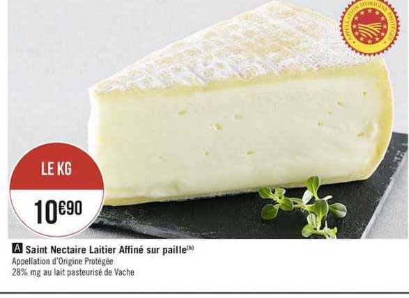 saint nectaire laitier affiné sur paille