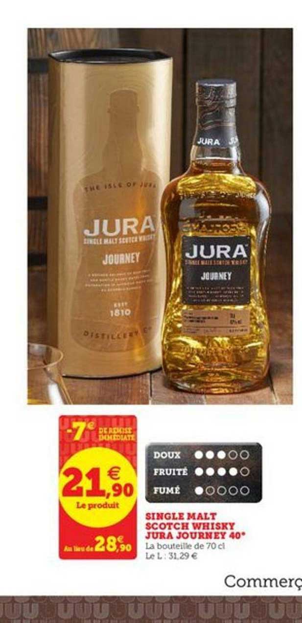 single malt scotch whisky jura journey 40°