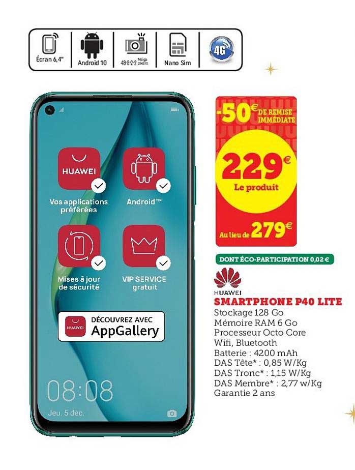 smartphone p40 lite huawei