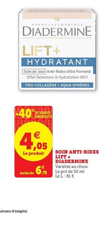 soin anti rides lift + diadermine
