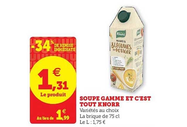 Soupe Gamme Et C'est Tout Knorr