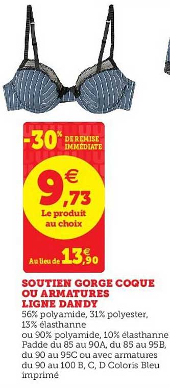 soutien gorge coque ou armatures ligne dandy