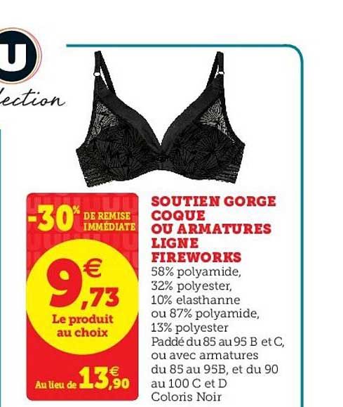 Soutien Gorge Coque Ou Armatures Ligne Fireworks