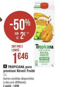 Tropicana Pure Premium Réveil Fruité