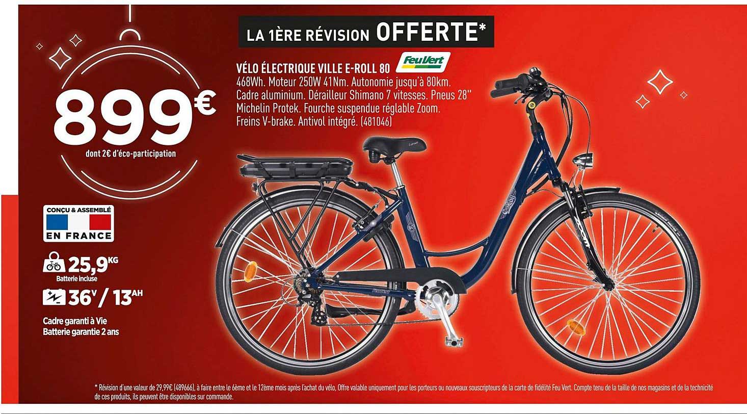 vélo électrique ville e roll 80