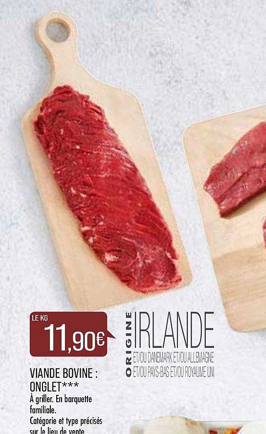 Viande Bovine Onglet