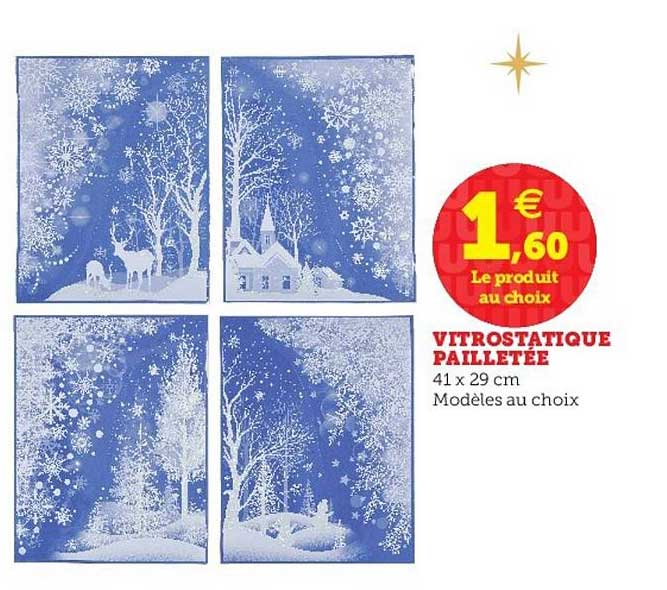 vitrostatique pailletée