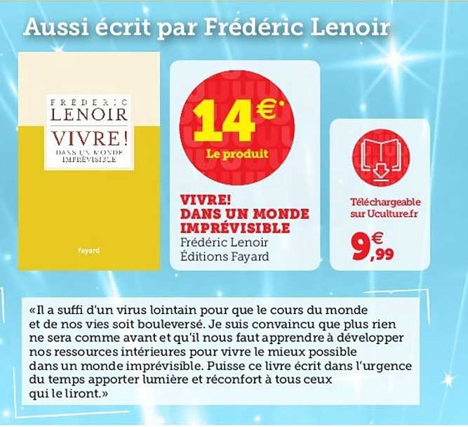 vivre! dans un monde imprévisible