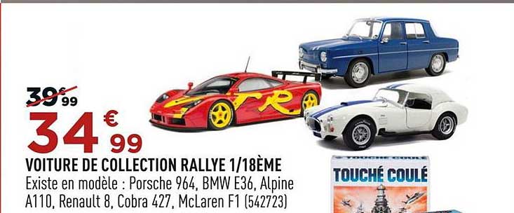 voiture de collection rallye 1 18éme