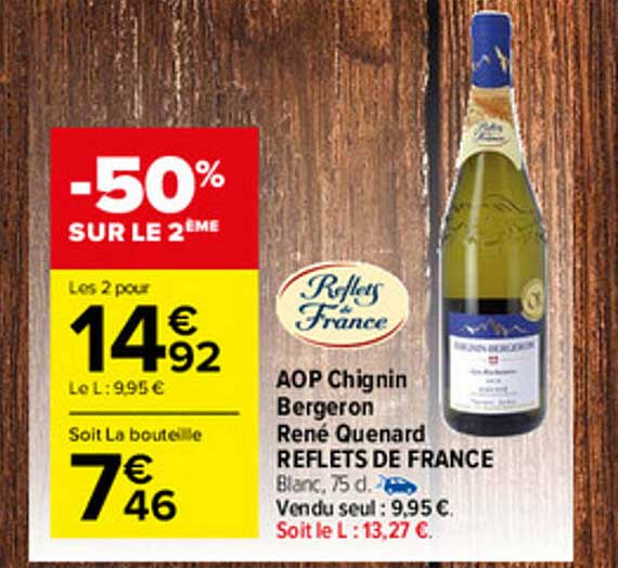 aop chignin bergeron rené quenard reflets de france