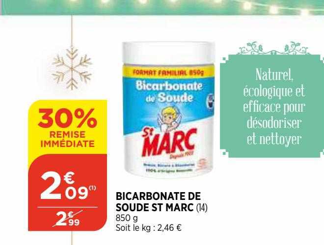 bicarbonate de soude st marc