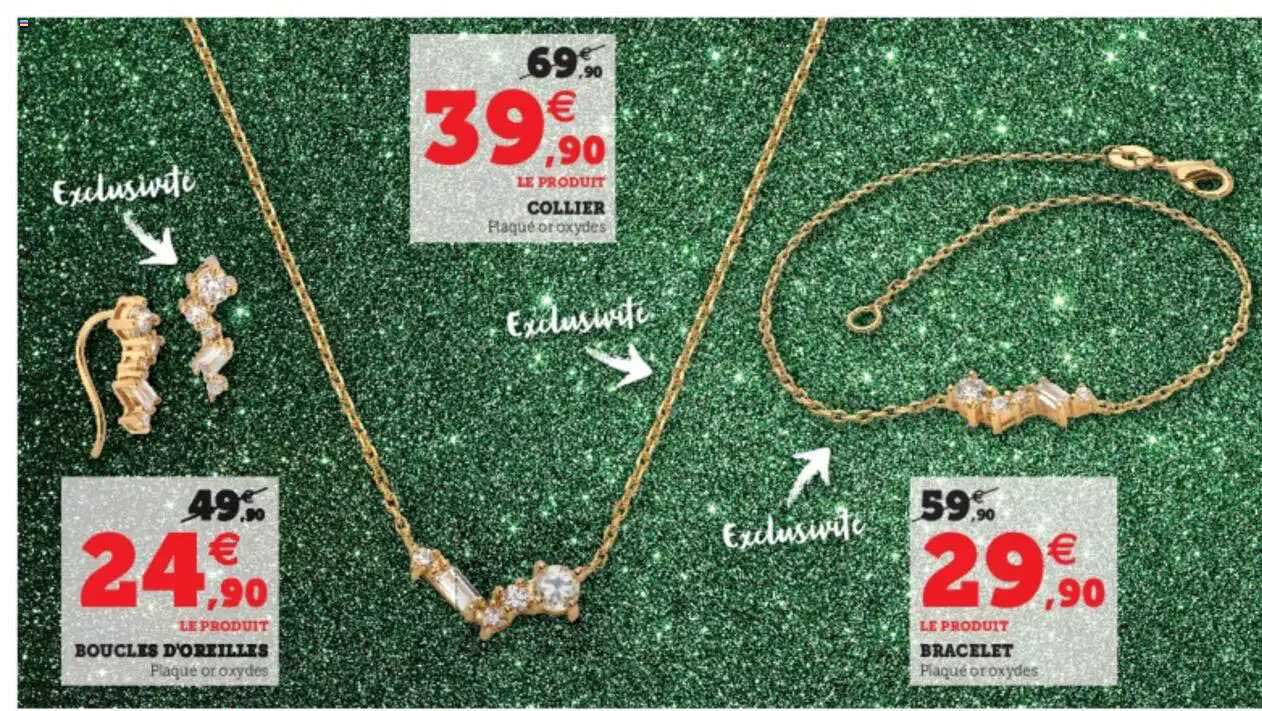 boucles d'oreilles, collier, bracelet