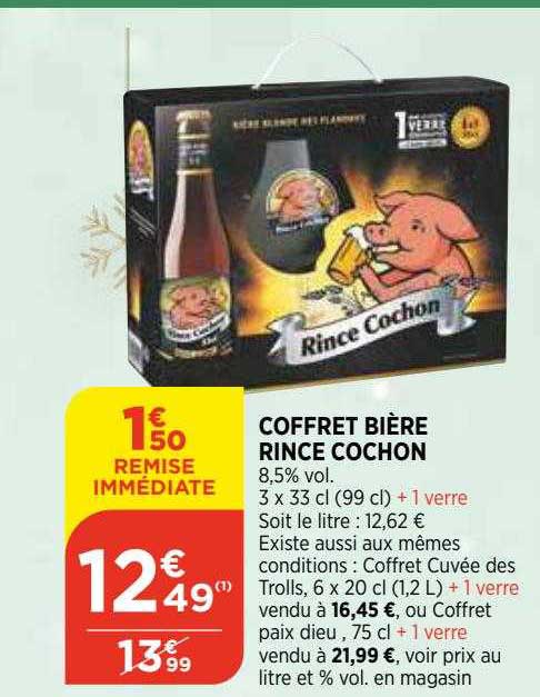 coffre bière rince cochon