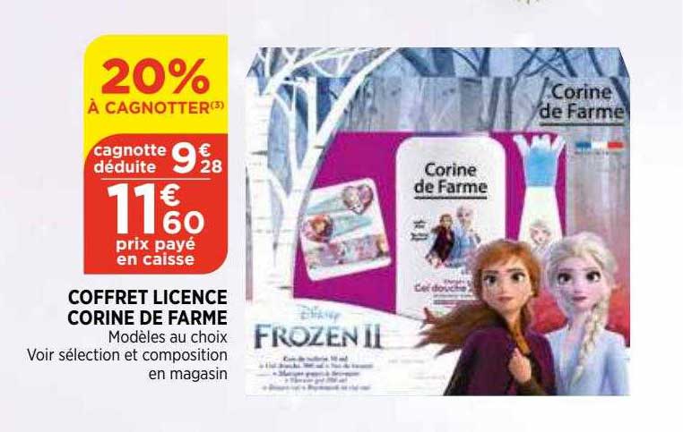 coffret licence corine de farme