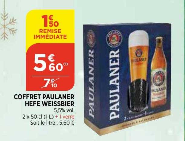 coffret paulaner hefe weissbier