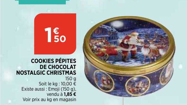 cookies pépites de chocolat nostalgic christmas
